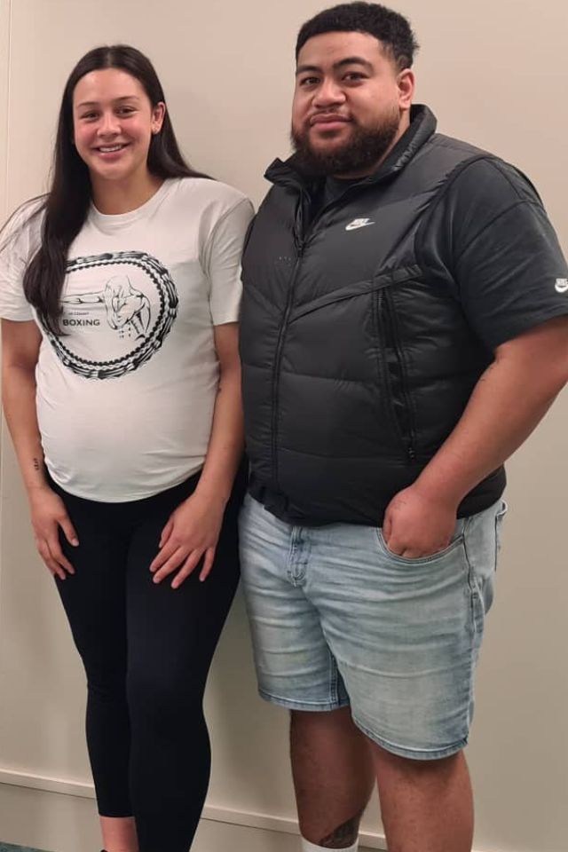 Alaynah Clem at pacific pregnancy class