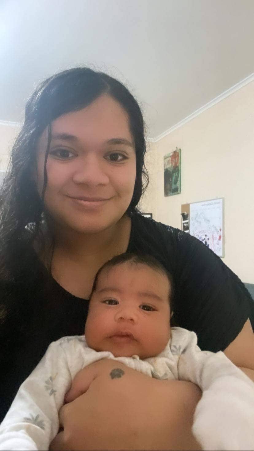 Robyn and baby